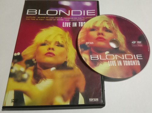 Blondie Live In Toronto 2008 Dvd Argentina