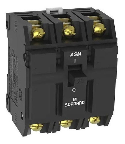 Disjuntor Nema/ Din Termomagnético Tripolar 50a - Soprano