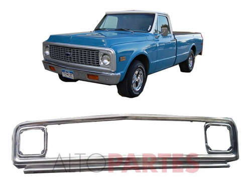 Parrilla Rejilla Aluminio Pick Up Chevrolet C-10 1971 72 73