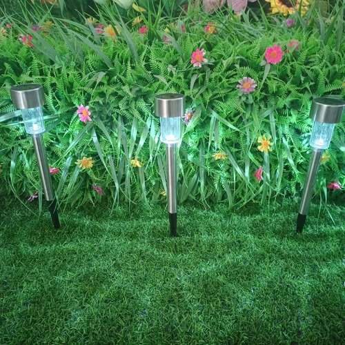 10 Piezas De Luces De De Jardín, Lámpara De Césped Al