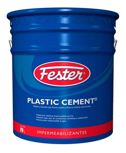 Cemento Plástico Fester Plastic Cement 19lt 15200080