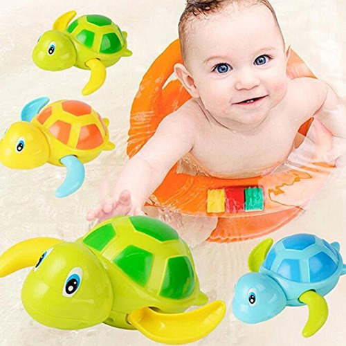 Wedfeir 3 Piezas Baño Natacion Tortuga Juguete Para Bebe