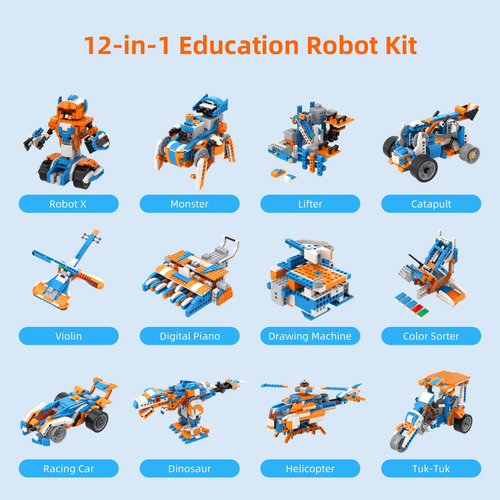 Robot 12 En 1 Programable App Stem Para Niños
