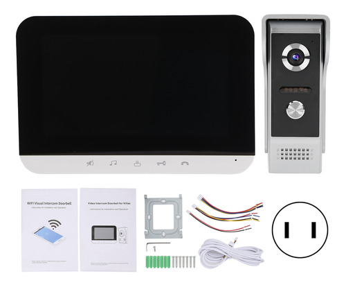 Timbre Con Cable, 7 Pulgadas, Tft, Lcd, Intercomunicador, In