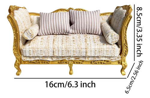 Sofá De Madera En Miniatura, Modelo De Sofá En Sofá Doble