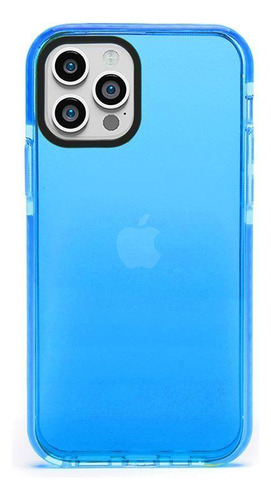 Capa Capinha Compatível iPhone 12 Pro Max Azul Elfo Customic