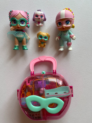 Muñeca Super Cute Mini Bolsa Habitación Gabi Y Regis (Usado)
