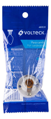 Socate De Porcelana Ø 1 1/2 Para Candil, Volteck