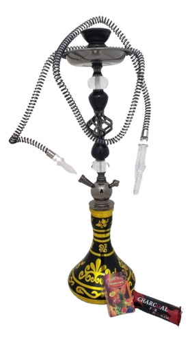 Narguila Shisha Hookah Narguile Pipa Agua 1 Manguera 67 Cm..