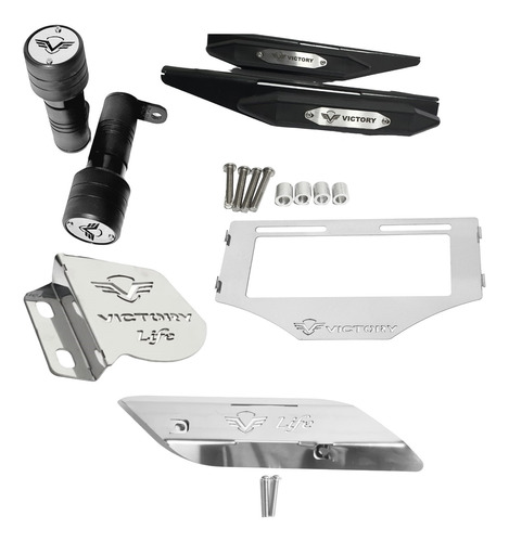 Kit Lujos Sliders Victory Life 125 Motos Defensas Victory