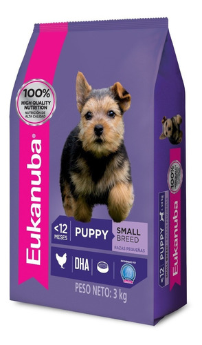 Eukanuba Puppy Small 3 Kg Razas Pequeñas Tpª
