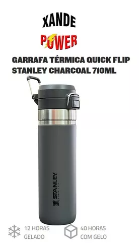 Garrafa Térmica Stanley Quick Flip Charcoal 710ml