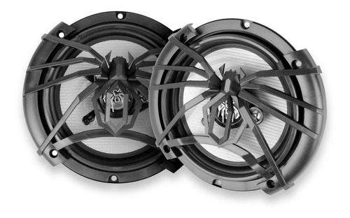 Par De Bocinas Cono Plata 6x5, 250w - X3-6.5 Soundstream