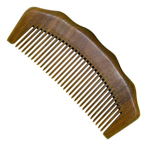 Pente De Cabelo De Sândalo Natural Feito À Mão Com Estética