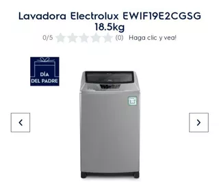 Lavadora Electrolux Modelo Ewifi9e2cgsg