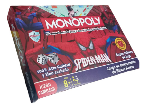 Juego De Mesa Spiderman Monopolio