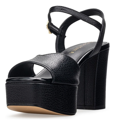 Zapatillas De Tacón Davenia De Piel Sandalia De Dama Daniela