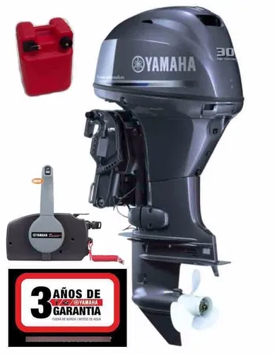 Motores Yamaha 30hp 4t Con Power Trim Pata Larga - En Stock
