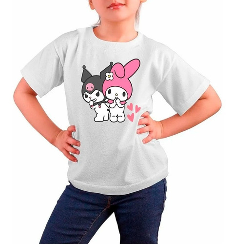 Polera Estampada 100% Algodón Niña My Melody Y Kuromi 063