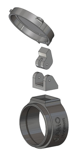 Tapa Mira Telescópica Tipo Flip (1 Unidad)