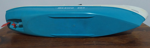Barco Plástico Monteleone A Pilas. Made In Italy. (Usado)
