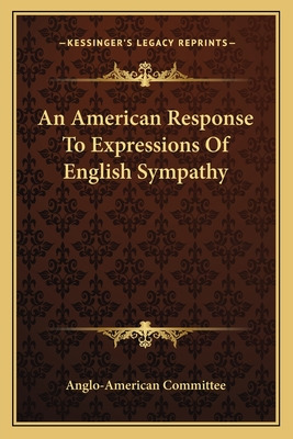 Libro An American Response To Expressions Of English Symp...