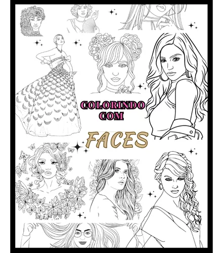 50 Desenhos para Colorir em Folhas A4 Soltas Barbie