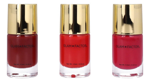 Set De Esmaltes Rojos Para Uñas Empowered N23 Color Rojo