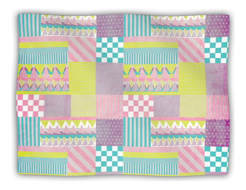 Kess Inhouse Louise Machado Patchwork Manta Para Perro De Ma