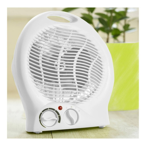 Imagen 3 de 10 de Calefactor Eléctrico Caloventor Portátil Kanji Blanco 220v