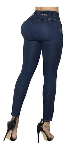 Pantalon De Mezclilla Ciclon Skinny Jeans Push Up Mujer A1