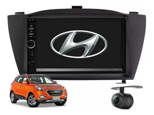 Central Multimidia Ix35 2010 A 2021 Mp5 Moldura Câmera Ré