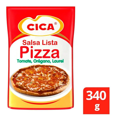 Salsa Lista Cica Para Pizza X 340 Gr