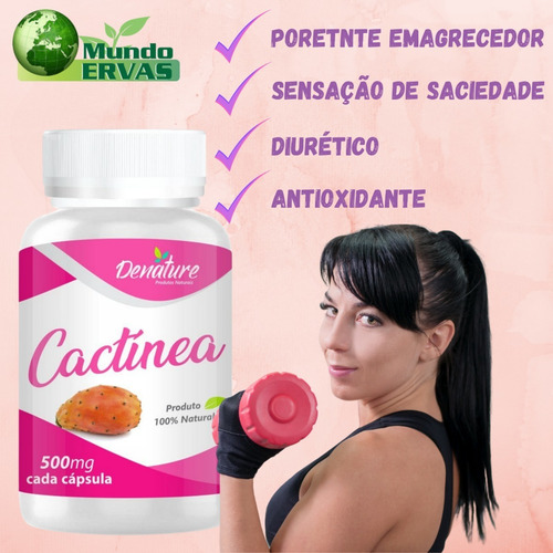 Imagem 3 de 5 de Morosil Laranja Moro + Cactinea 500mg 100 Cáps Cada Denature