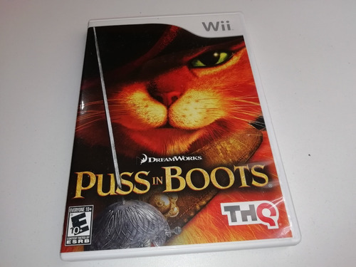 Gato Con Botas Puss In Boots Nintendo Wii - Wii U (Usado)