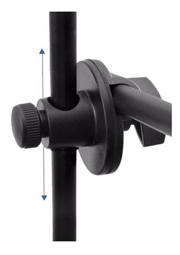 Imagen 3 de 3 de Soporte Pedestal De Micrófono Con Boom Metálico / Atril