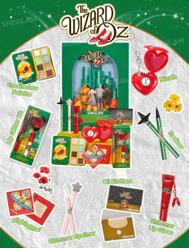 Sheglam The Wizard Of Oz Set Maquillaje Colección Mago De Oz