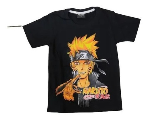 Remera Naruto Kyuby Zorro Expectacular Diseño Niñx