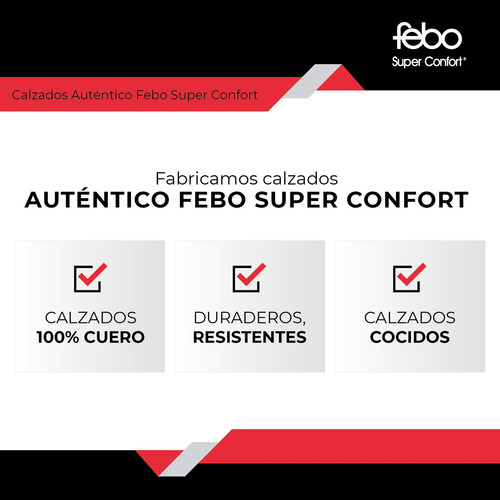 Calzado Hombre Urbano Cuero Febo Super Confort - Art 272