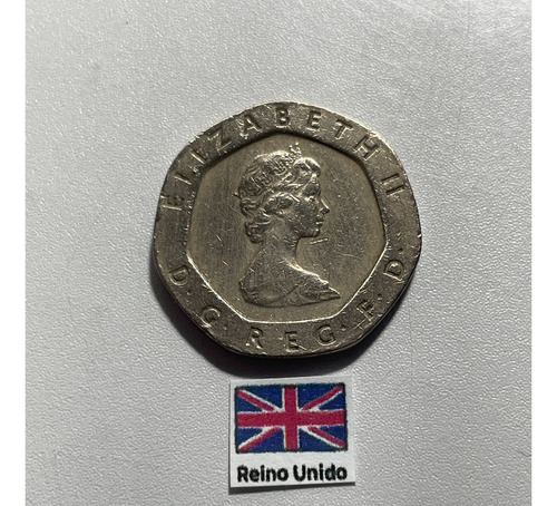 Moeda 20 Pence 1982, In 26 Inglaterra (Usado)