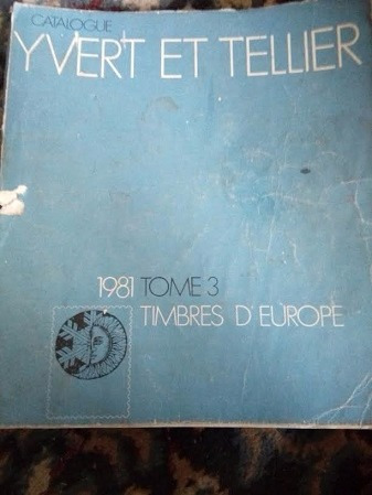 Catalogue Yvert Et Tellier Tome 3 Timbres Europa Año 1981