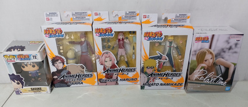 Lote De Figuras Naruto Shippuden Originales En Caja (Usado)