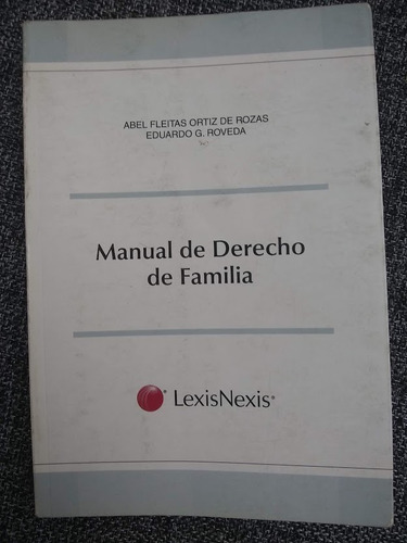 Manual De Derecho De Familia. Fleita Ortiz Rozas Y Roveda.