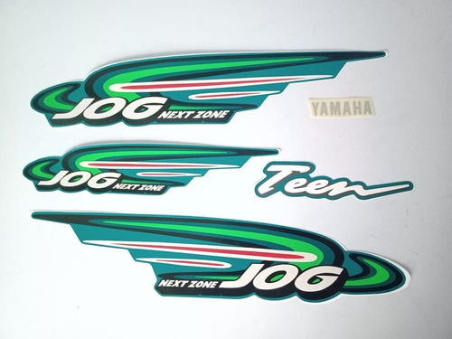 Jogo De Faixas Yamaha Jog 1998/1999 Verde Lbm