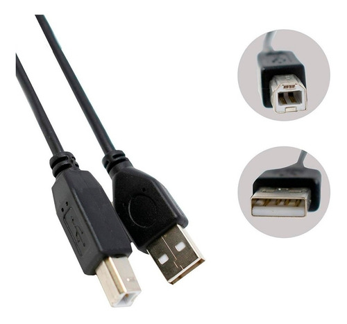 Cable Usb Para Impresoras Multifuncion Scanner Y Mucho Mas