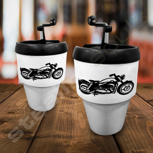 Vaso Termico Café | Moto #190 | Cafe Racer Bobber Vespa Brat