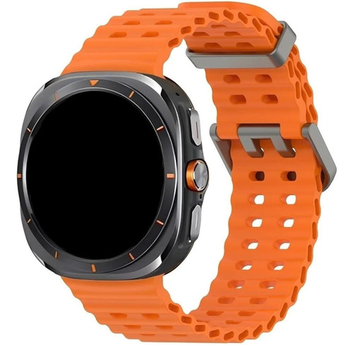 Malla Ocean Para Smartwatch Samsung Watch 7 Ultra 47mm 5-naranja 3.44 Cm