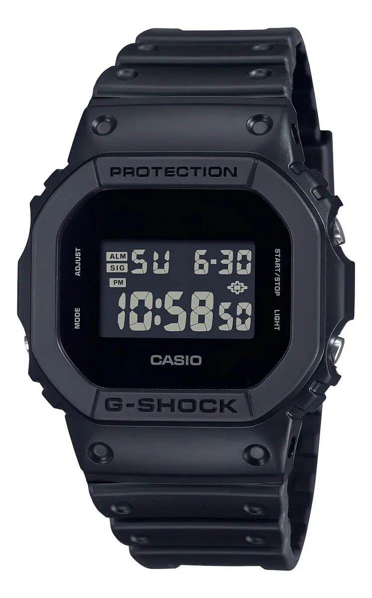Relógio de pulso digital Casio DW-5600UBB-1D com corria de resina
