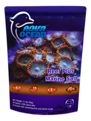 Sal Acuario Marino Caja 20 Kilos Aqua Ocean Premium Reef