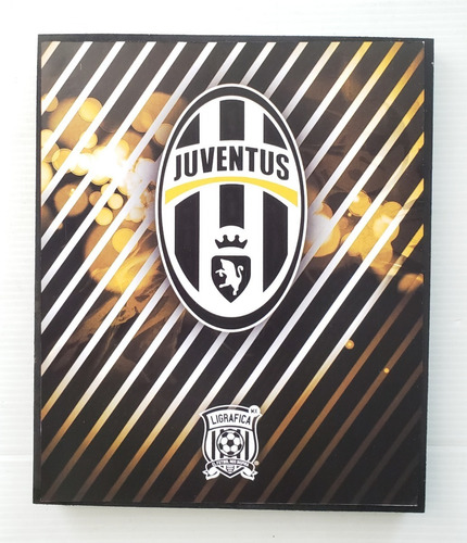 Juventus Futbol Logo Cuadro  Cartel 23 X 31 Cm 